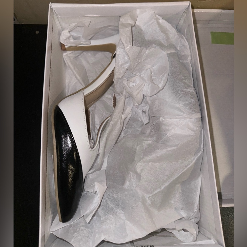 Black and White Pumps